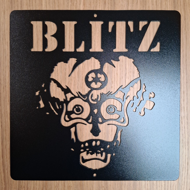 Blitz All Out Plaque