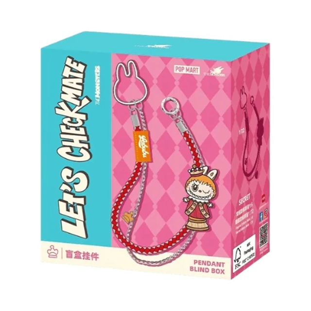 POP MART Labubu Let's Checkmate Pendant (Blind Box)