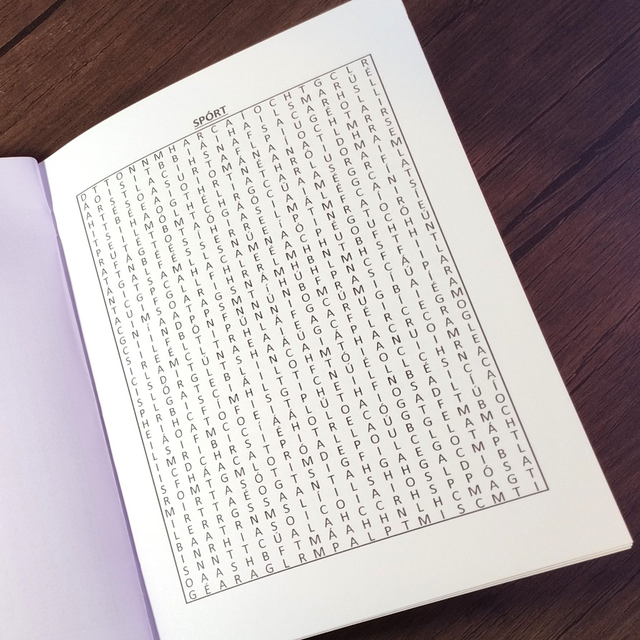 Leabhar Cuardach Focal (Leibhéal 3) - Crossword Book