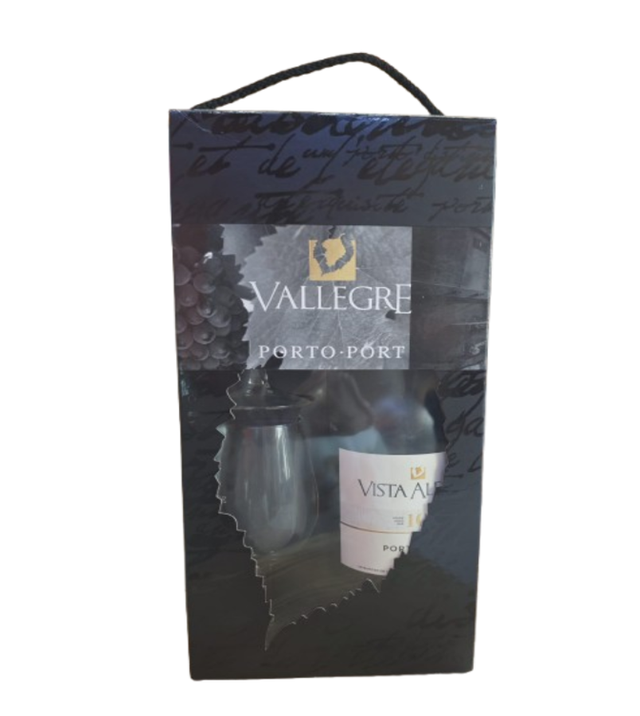 Vallegre ensemble avec tasse-Vista Alegre - 10 Years Aged Tawny Porto-Port
