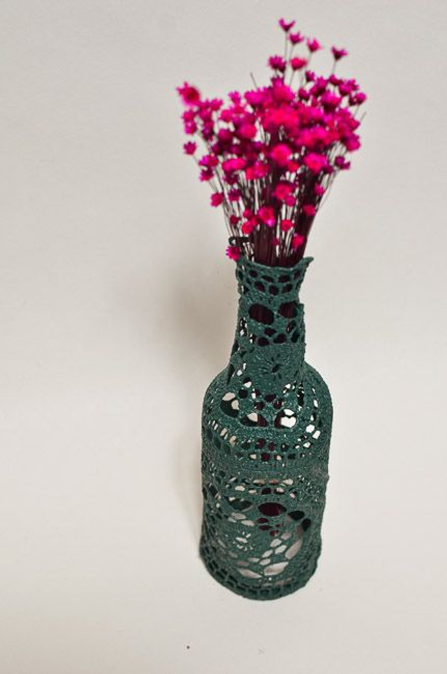 Bouteille vert sapin