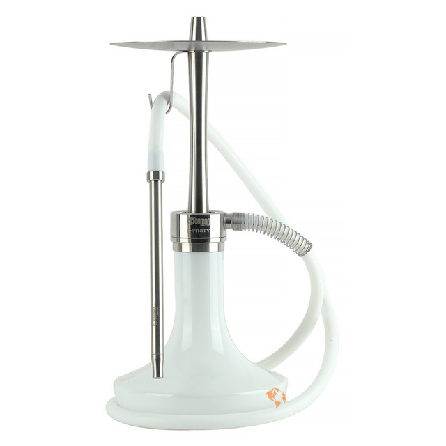 Vodní dýmka Oduman Infinity 45 cm stříbrno bílá