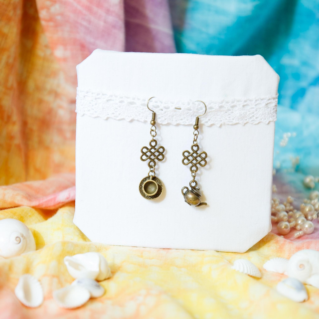Boucles d'oreilles Tea Time