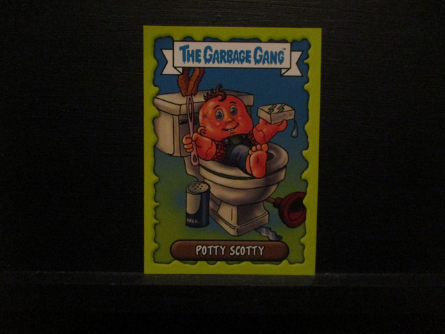 Potty Scotty - (Topps) The Garbage Gang Original Trading Card #91