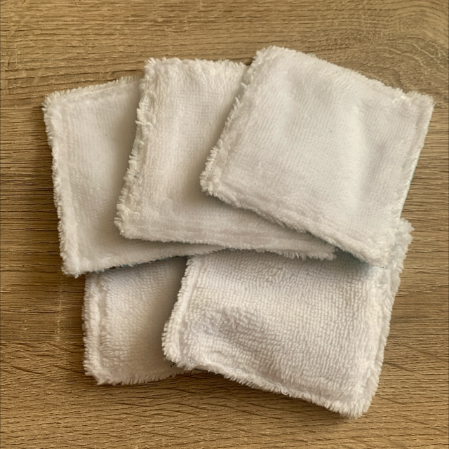 Lot de 5 lingettes lavables