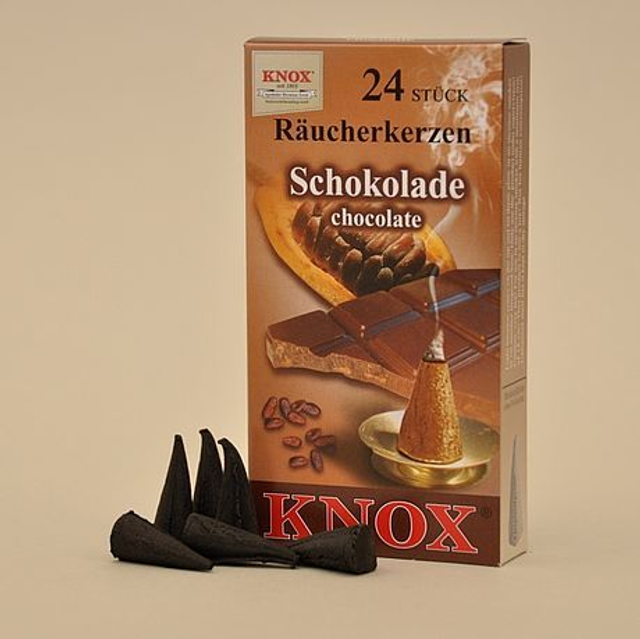 Knox Räucherkegel - Schokolade