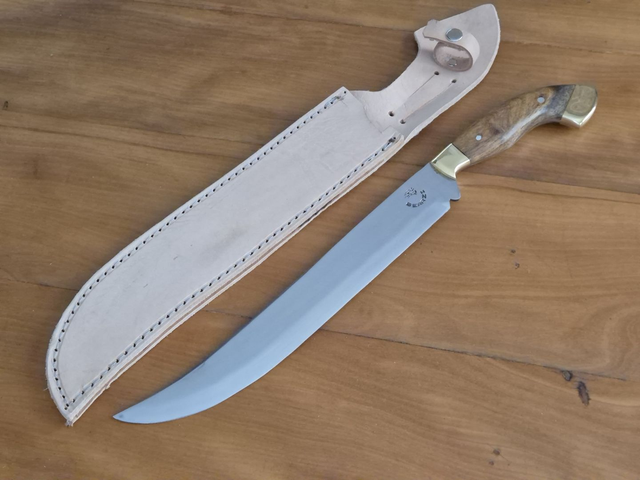 Faca Turca Patriarca Gaúcha Artesanal 11 Pol Inox Madeira