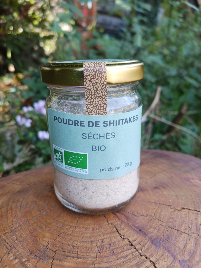 Champignons secs en poudre Bio