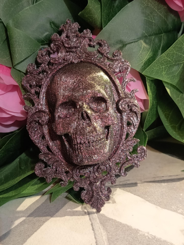 Portrait baroque squelette 