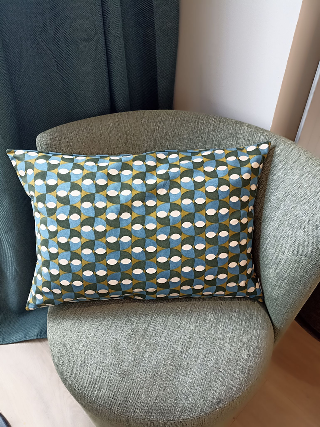 Coussin Sixtees - Version Rectangle