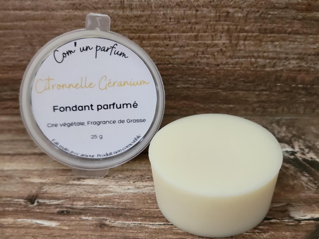 Fondant parfumé Citronnelle Géranium 