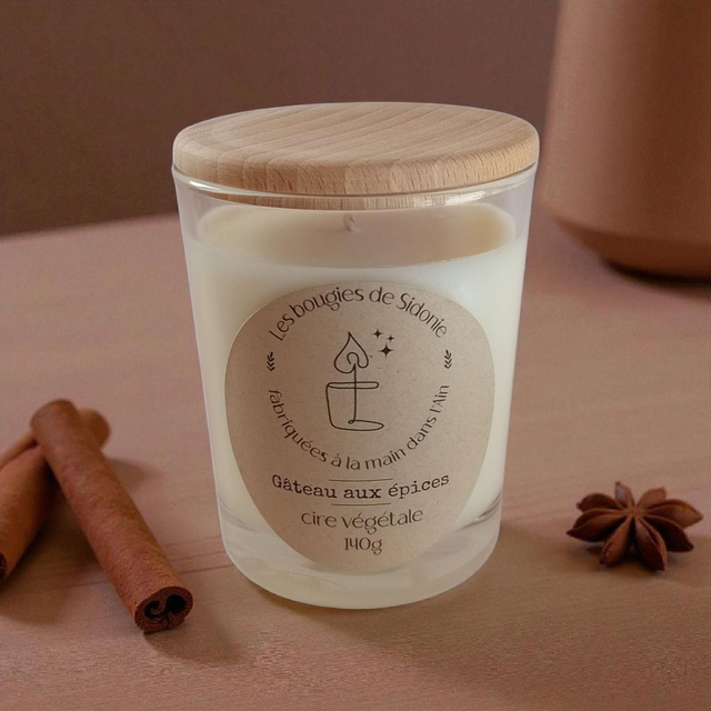 Bougie Gâteau aux épices
