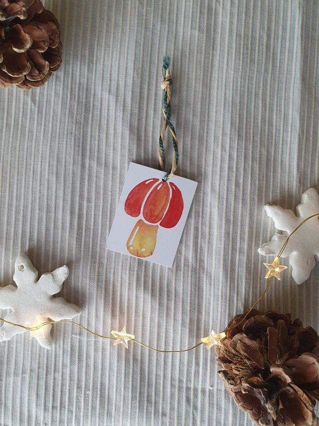 Champignon (Étiquette cadeau)