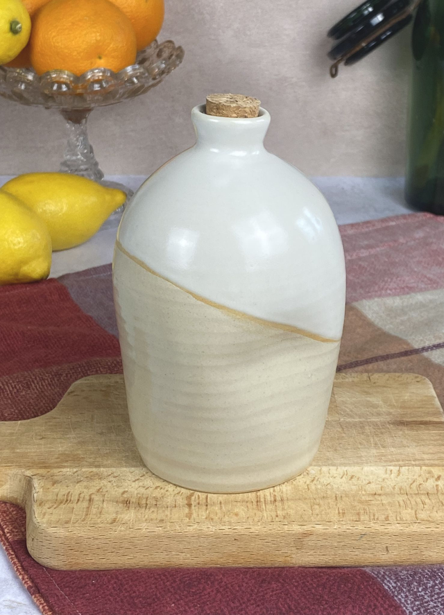 Bouteille - blanc & beige