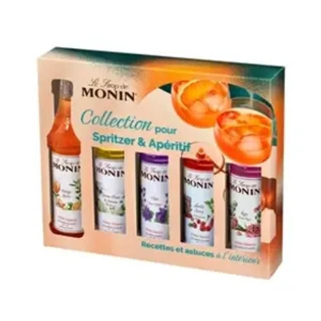 Monin Coffret De Sirop Pour Spritzer Et Aperitif - 5*5 Cl