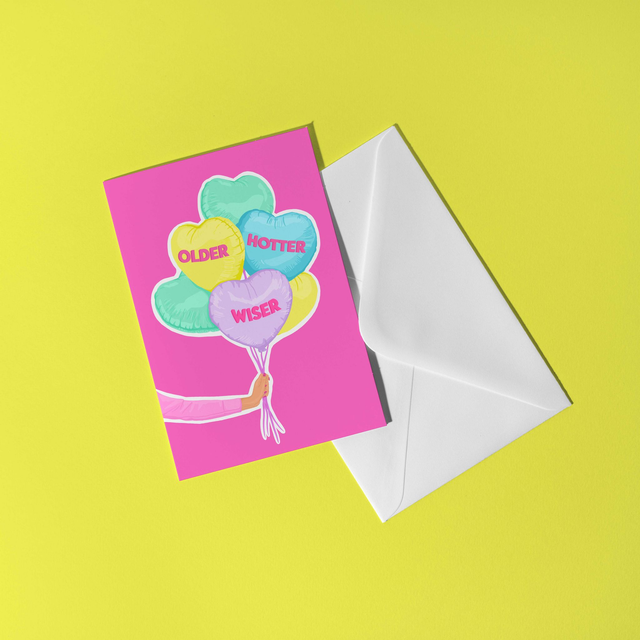 Older, Hotter, Wiser Greeting Card
