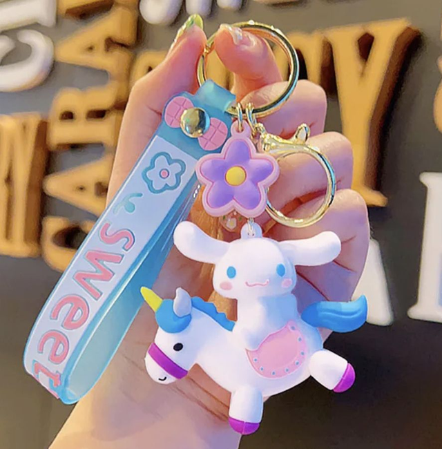 0329 - Sanrio - Cinnamoroll op een eenhoorn