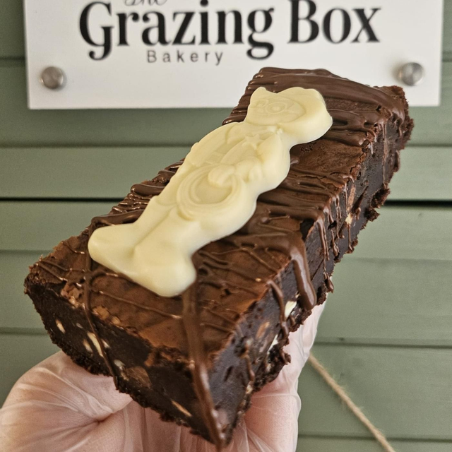 Triple Chocolate Brownie Slice