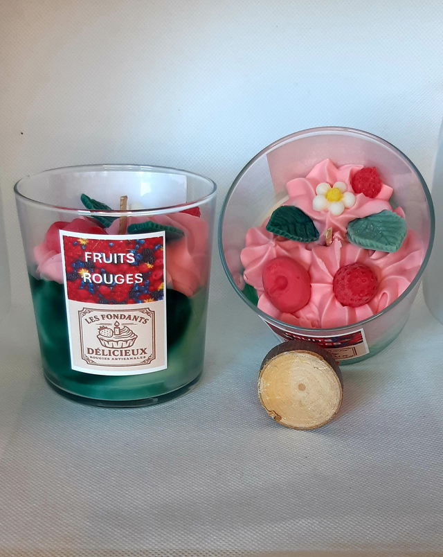 Bougie Gourmande Fruits Rouges