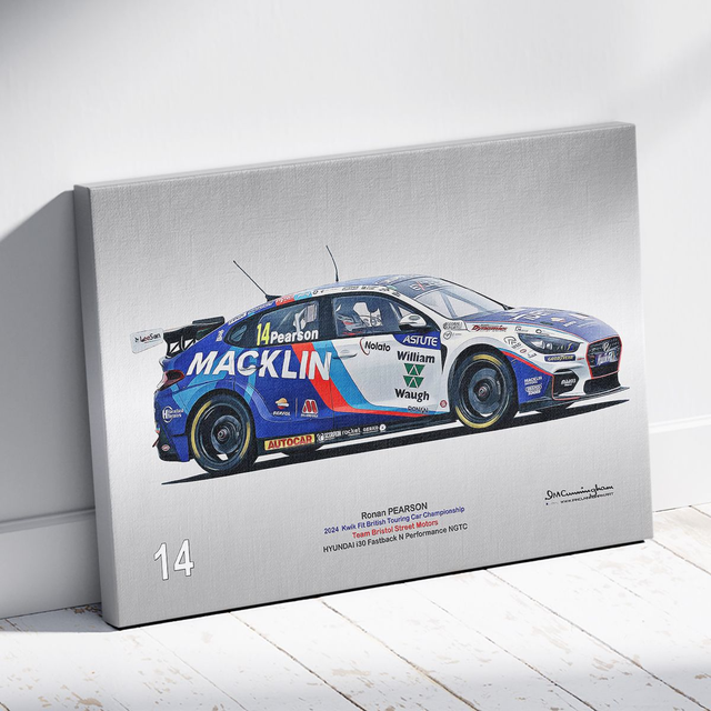 C240501 Hyundai i30 FB N Performance NGTC BTCC24 TBSM PEARSON #14