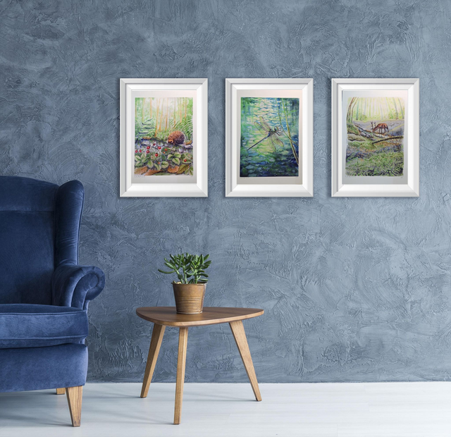 "Animali del Bosco, serie 1" - Riproduzioni numerate