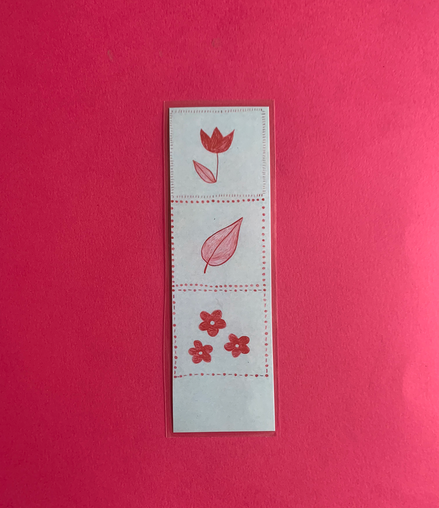Marque page imprimé et plastifié - tirage d'oeuvre "Permanence de l'être"