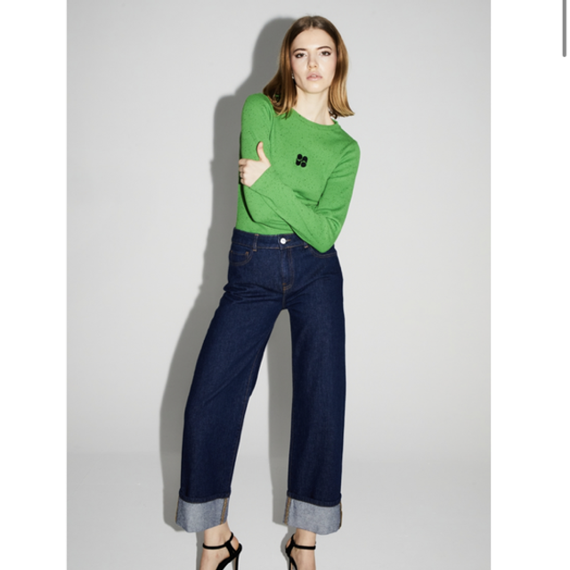 Imprevu Kate Recht Denim Ruw Blauw 