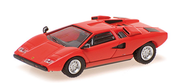 Lamborghini Countach  LP 400 1974 rot Minichamps 1:87