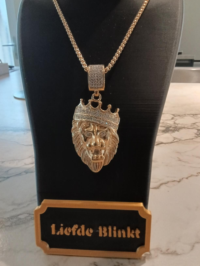 Ketting leeuw goud