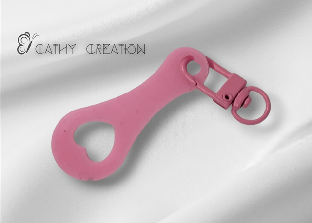 Jeton de caddie rose 