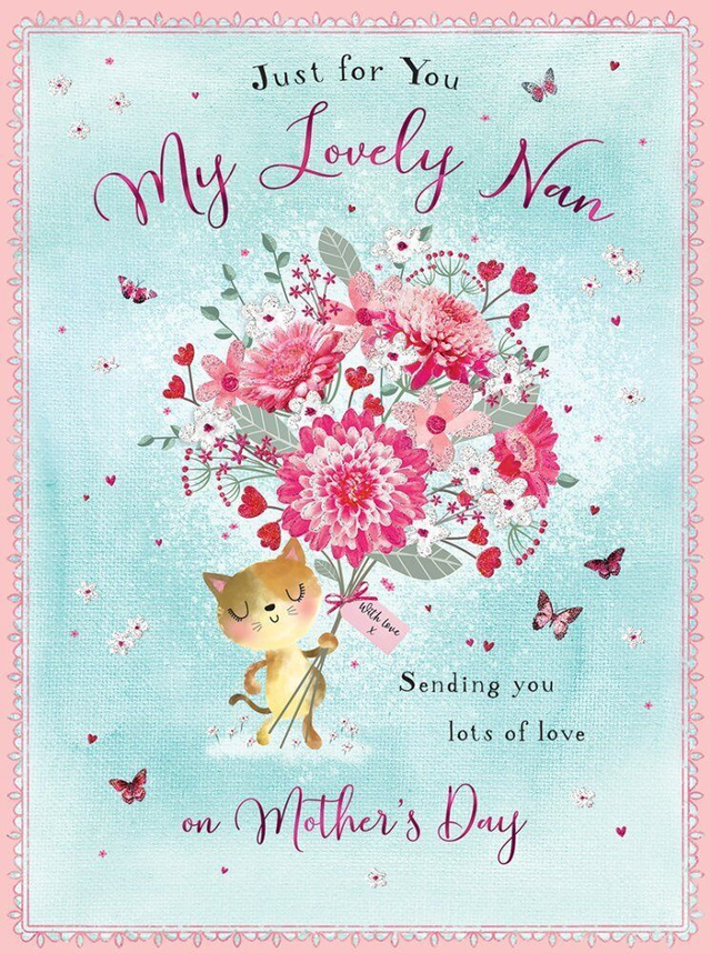 Nan Mothers Day Card Large Size 