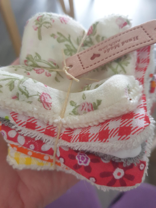 Lingettes Démaquillantes Par 8. Couture fait maison Annoeullin Lille 