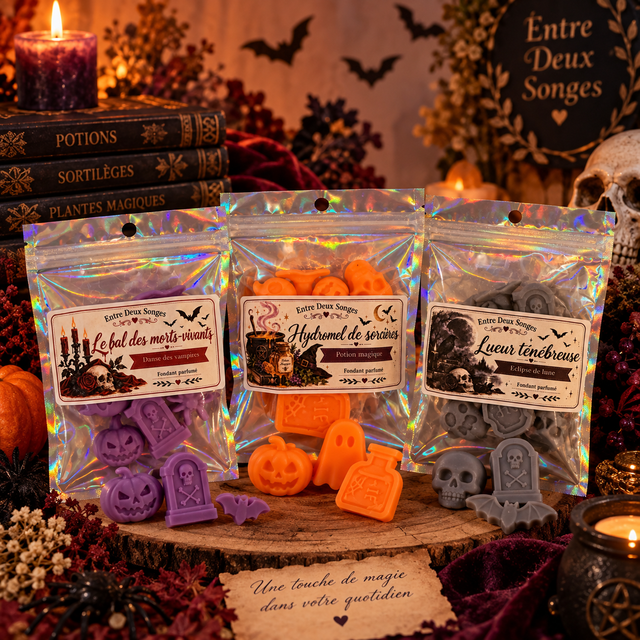Fondant parfumé Lot de 3 éditions limitées Halloween