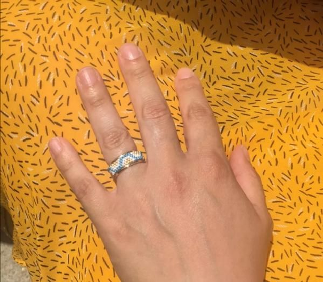 Labyrinthe bleu clair