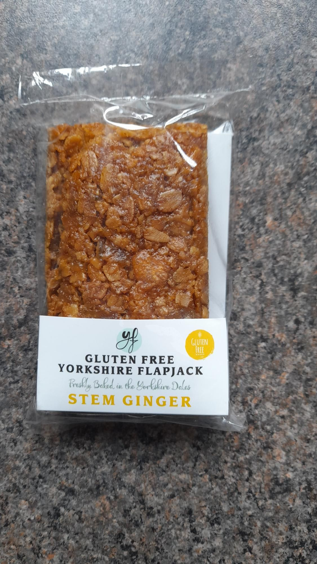 York FJ Stem Ginger Flapjack