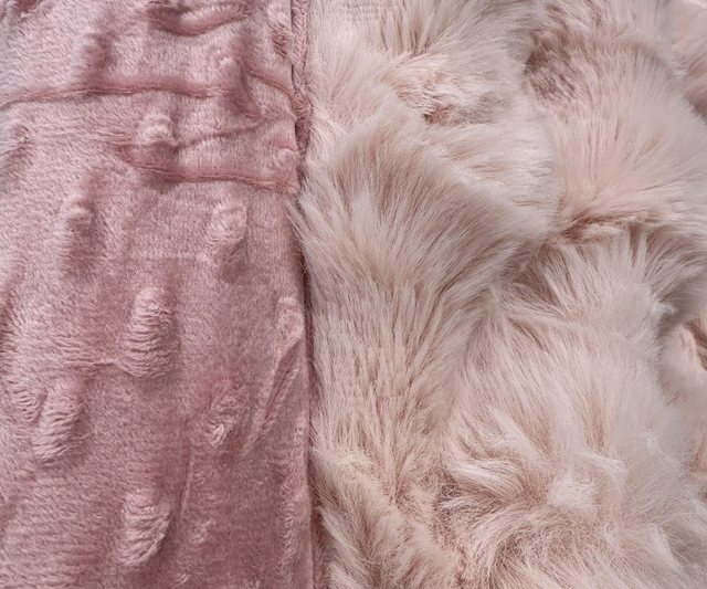 Couvertures polaire Bubble 200/240 5kg Rose