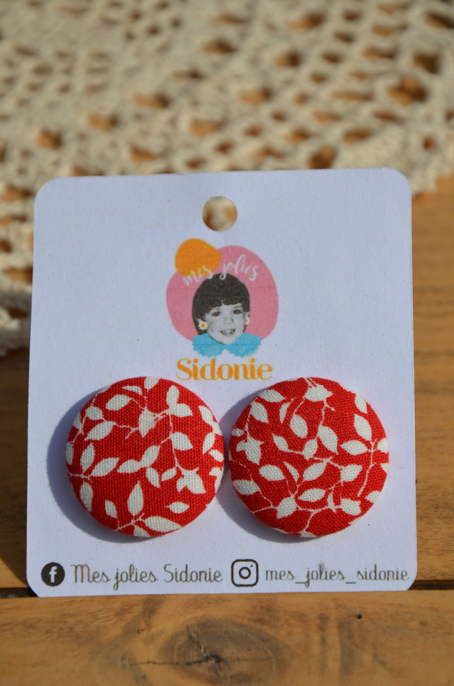 Sidonie rouge feuillage blanc