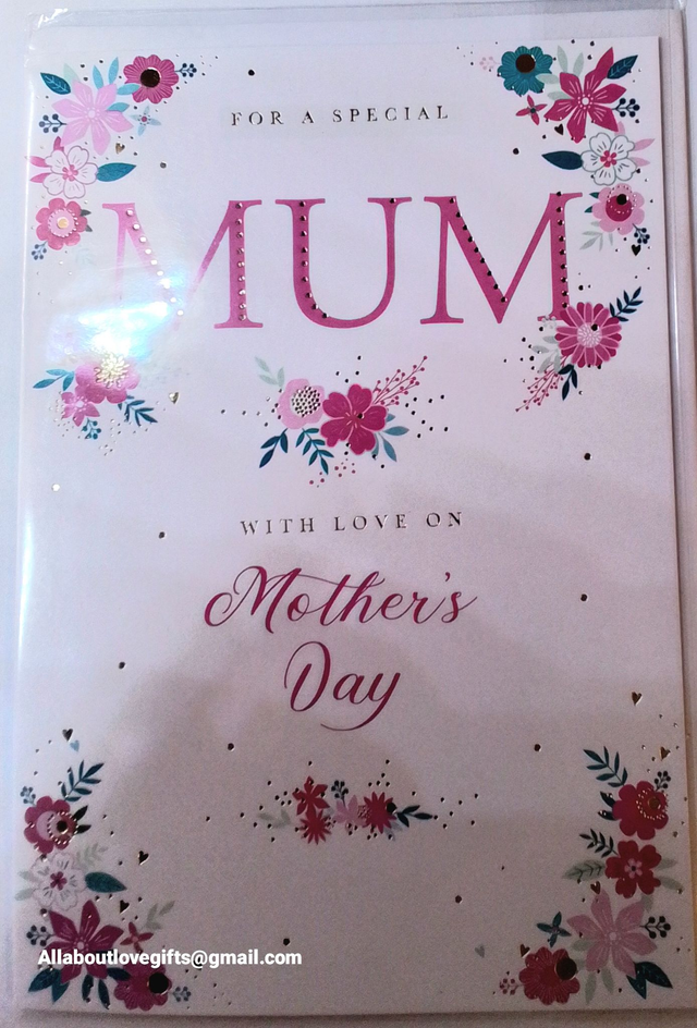 Mum Mothers Day Card Love on Motthers Day