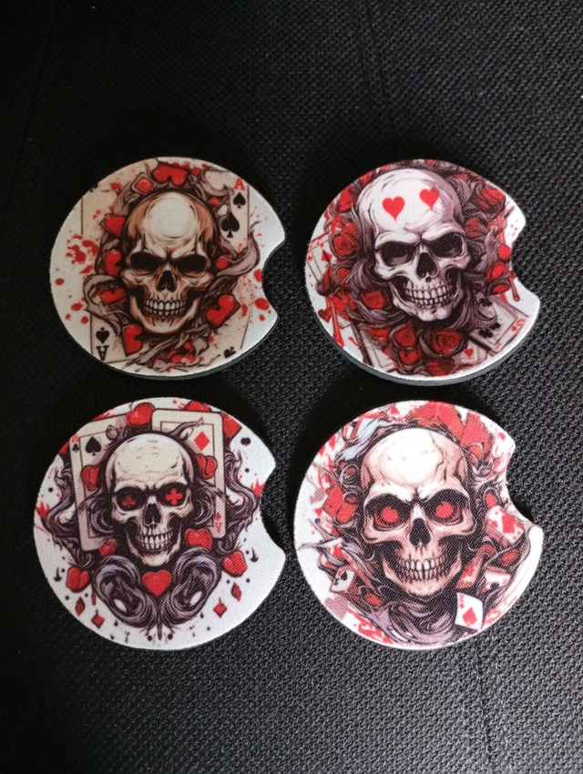 Set de 4 dessous de verre sublimés – Motif 