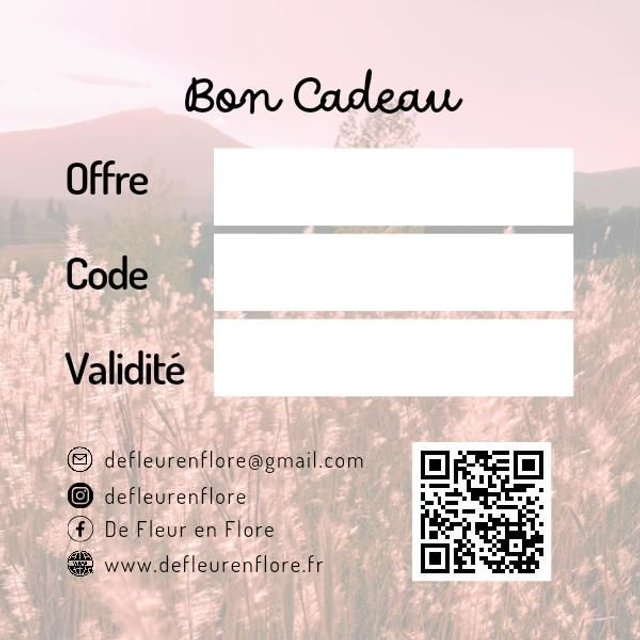 Bon cadeau