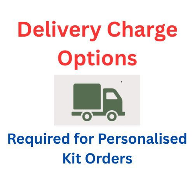 Delivery Charges Apply to ALL Personalised Kit Orders