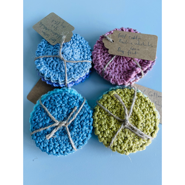 Face Scrubbie Cotton Crochet Set