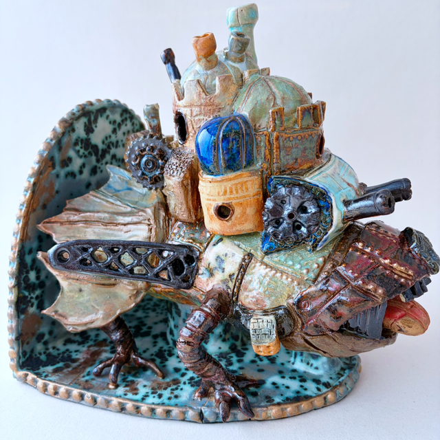 Howl’s Moving Castle Bookend II- Tish Campbell Exhibition 