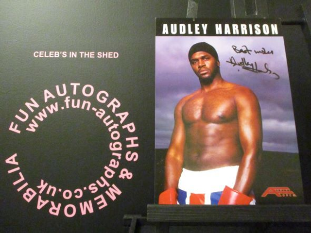 Audley Harrison Original Pre-Print 8x6 Card (SEE PIC)