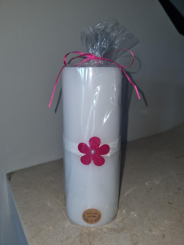 Pop of Pink Large Candle