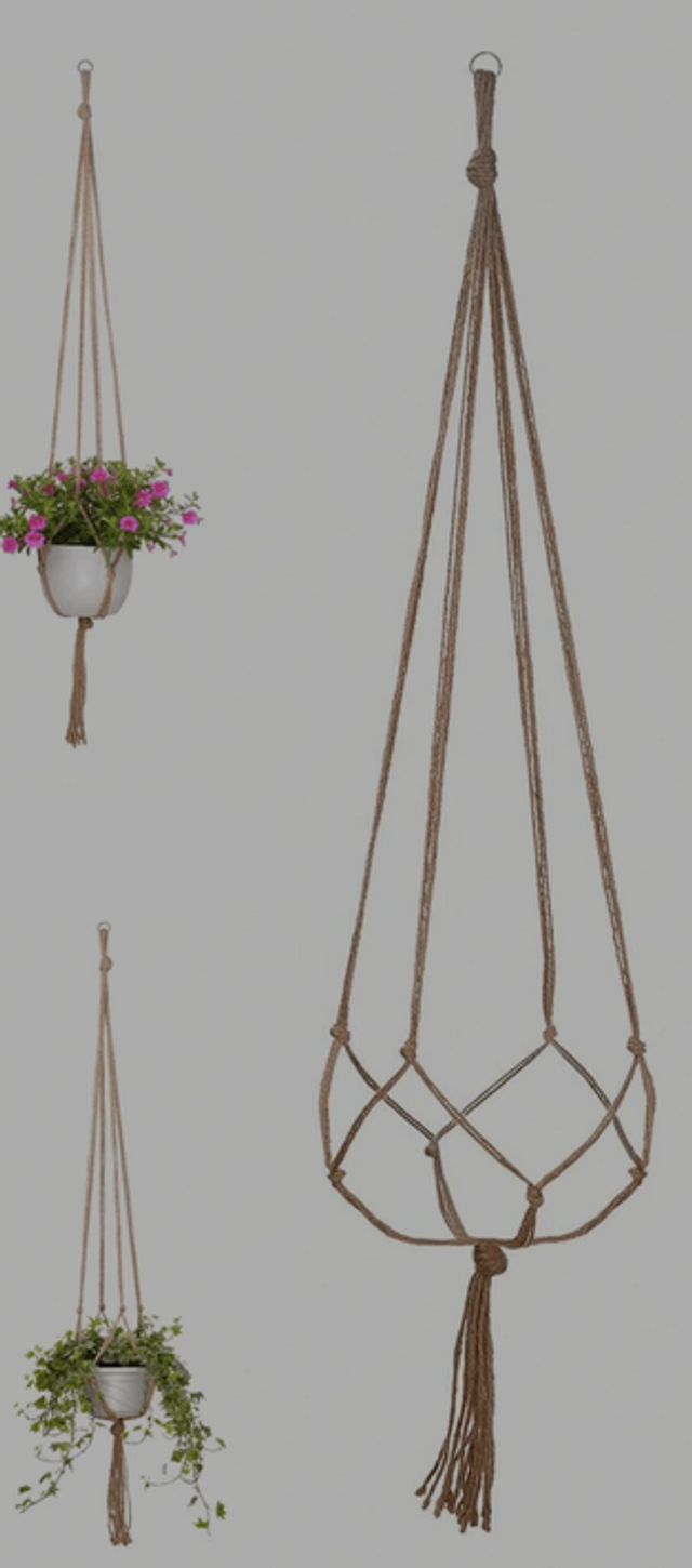 suspension macramé