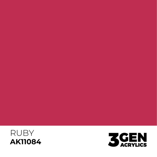 3rd Gen. Acrylics 84 Ruby