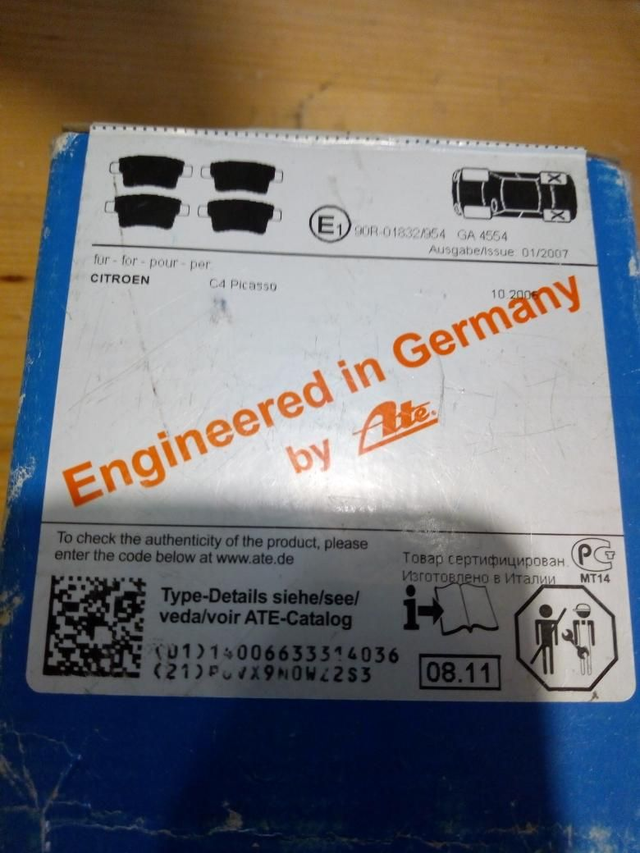 Plaquette de frein ATE