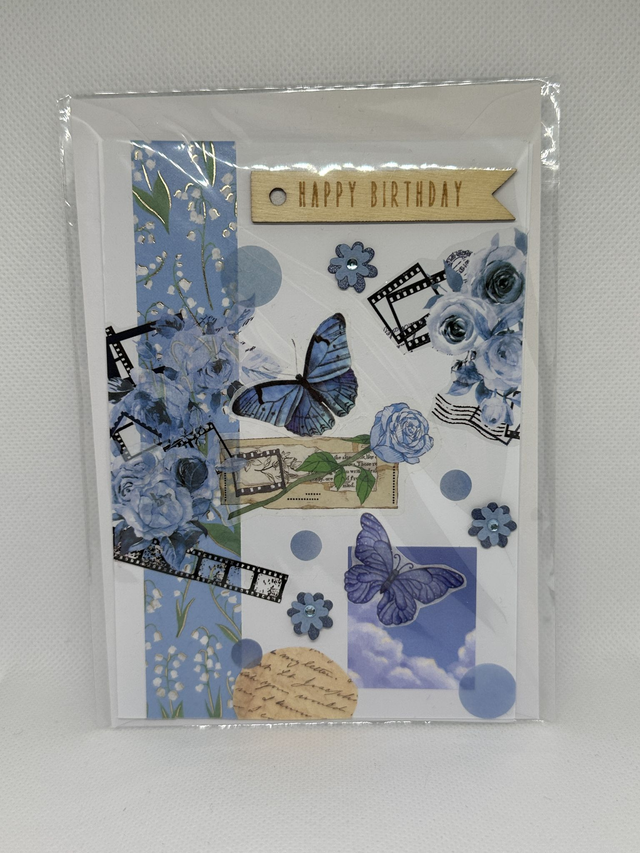 Schmetterlinge in Blau