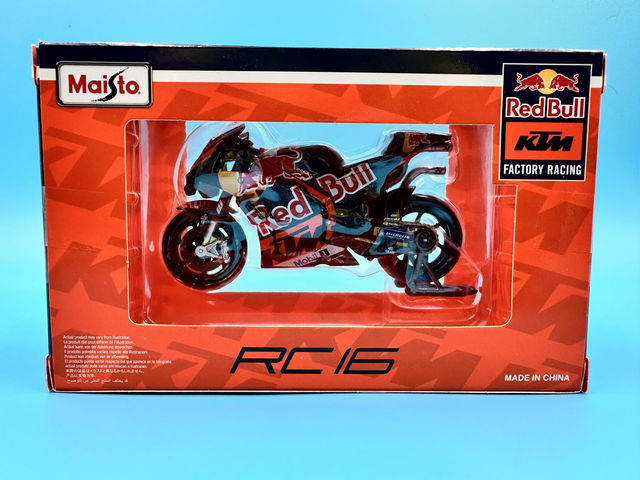 KTM RC16 Factory Racing Red Bull 1:18 Diecast Motorcykel